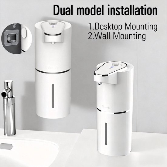 Automatischer Seifenspender Mit Sensor 1200 Mah Akku 4-fach Verstellbarer Spender Ipx5 Wasserdicht Berührungsloser Seifenspender Für Küche Bad