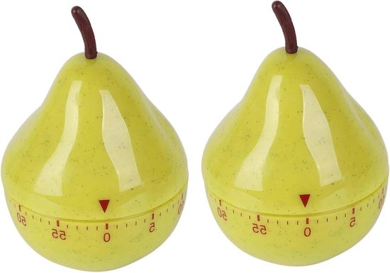 2 Küchentimer – Mechanischer 60-minuten-timer In Birnenform