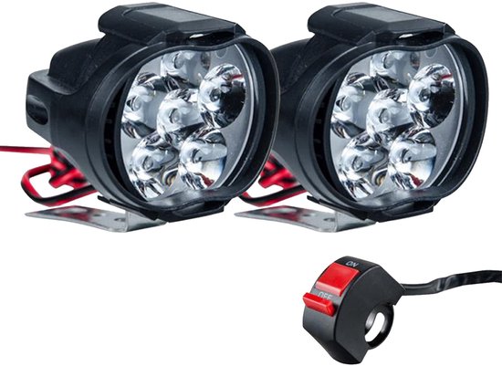 Led-motorrad-zusatzbeleuchtung – Universell Geeignet Für Motorräder, Atvs, Utvs Und Roller