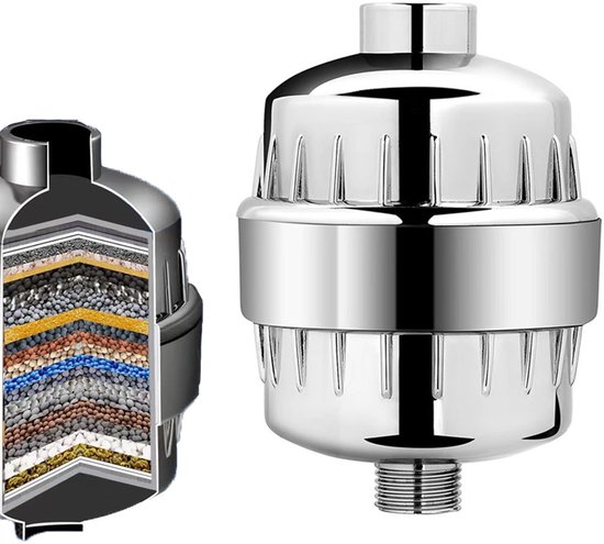 Hochwertiger Universal-wasserfilter Mit 25 Filterstufen Für Bad Und Dusche Inklusive Zusatzfilter Und Duschkopffilter Sicher Und Effektiv Einfach