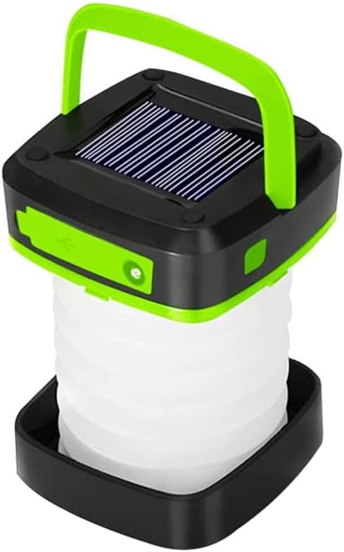 Led-campinglaterne, Wiederaufladbare, Solar- Und Usb-betriebene Notbeleuchtung, Faltbare Campinglaternen Für Stromausfälle, Nachtwanderungen Und Camping