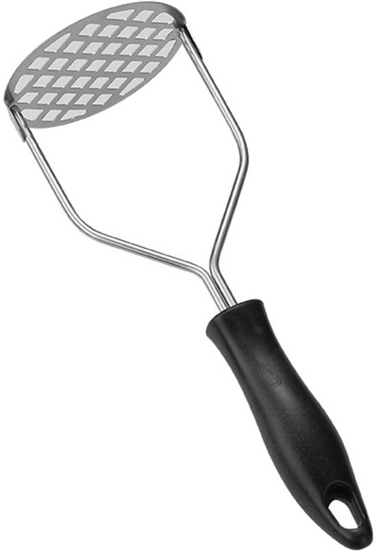 Robuster Stößel, Edelstahl/schwarz