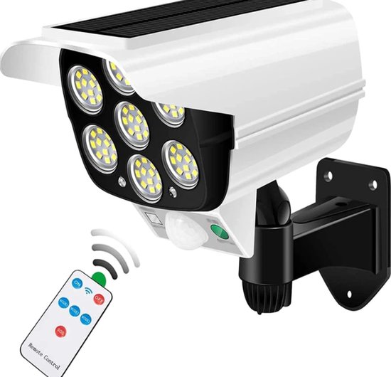 Solarbetriebene Außenleuchte Mit Bewegungsmelder – 2000 Lumen – Ip66 Wasserdicht