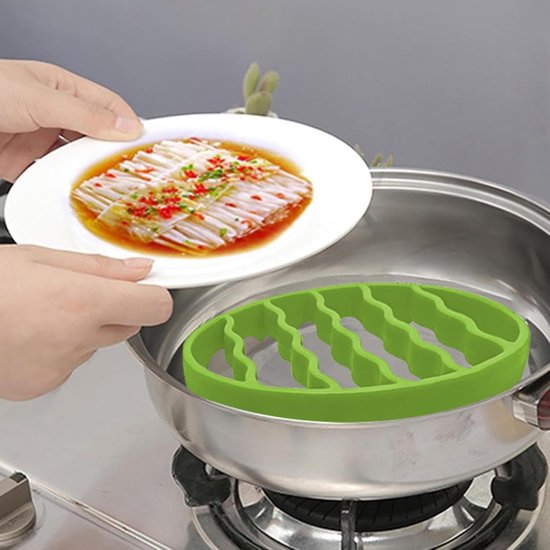 Bratrost Aus Silikon, Backrost, Robuster Ofenrost, Hitzebeständiger Küchengrillrost Hitzebeständiger Halter Für Heißluftfritteuse Und Schnellkochtopf