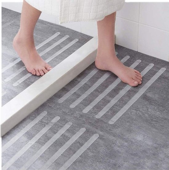 Rutschfeste Duschstreifen – 24 Stück – Wasserdicht – 5 Cm X 40 Cm