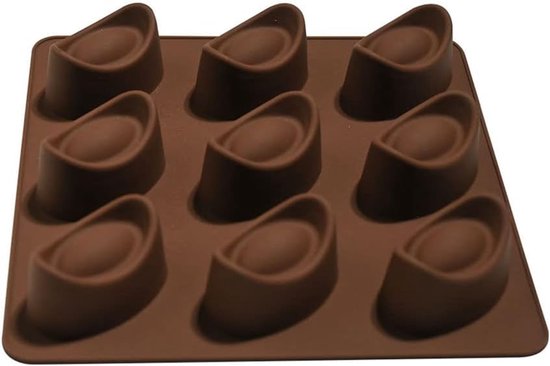 2 Silikonformen Mit Je 9 Mulden In Goldbarrenform Für Kuchen, Schokolade, Seife Und Eiscreme – Küchenbackhelfer Aus Silikon