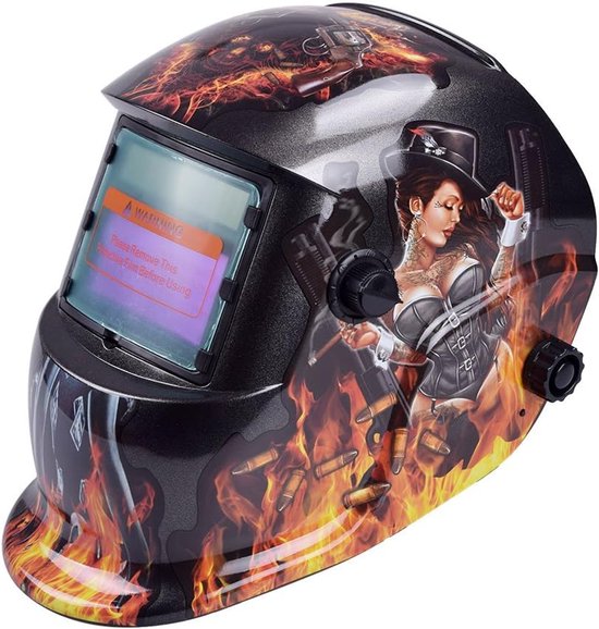 Schweißmaske Schweißhelm Schweißmaske Schweißhelm Elektrische Schweißmaske Helm Automatische Dimmfunktion Verstellbare Schweißlinse Schweißen
