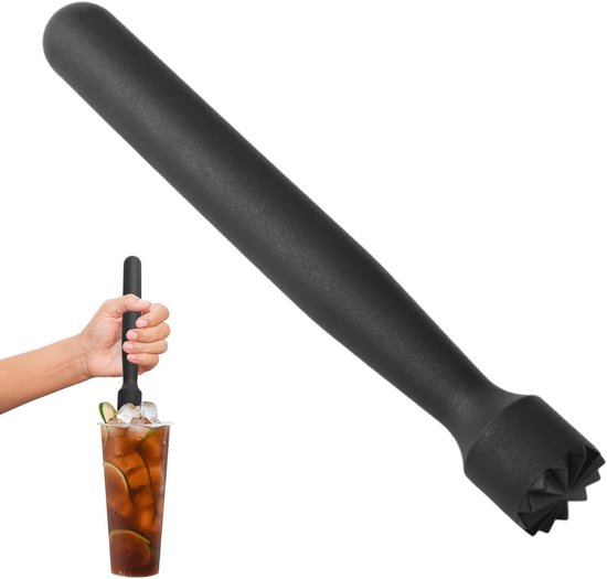 Cocktailstößel Rutschfester Getränkemixer Edelstahl Geriffelter Kopf Ideal Für Fruchtgetränke Cocktails Und Mojitos 20 7 X 2 6 X 2 6 Cm 77 G 20,7