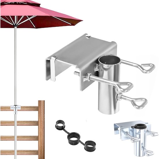 Sonnenschirmklemme Für Den Außenbereich 1 Stück Sonnenschirmhalter Mit Klemme Für Terrasse Oder Tisch Metall Sonnenschirmhalter Für Garten, Terra
