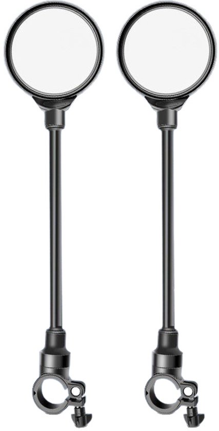 2 Fahrradspiegel, Geeignet Für Elektroroller, 360° Verstellbare Lenkerspiegel, Geeignet Für Lenker Mit Einem Durchmesser Von 22–32 Mm.