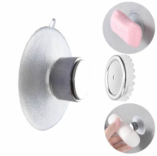 3-teiliger Magnetischer Seifenhalter – Saugnapf, Stark, Kein Bohren Erforderlich, Für Küche Und Bad