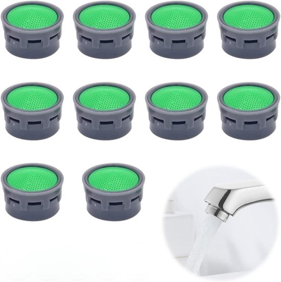 10-teiliges Wasserhahn-luftsprudler-set Inklusive Dichtung Filter Durchflussbegrenzer Badzubehör Filterkartusche Und Ersatzteilen Für Das