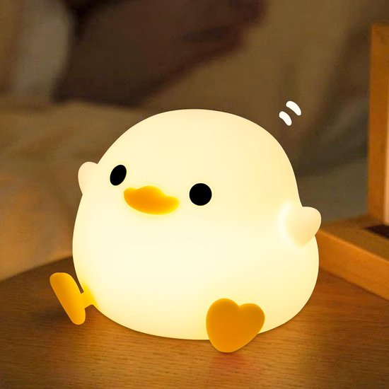 Enten-nachtlicht Für Kinder Kawaii-nachtlicht Mit Dimmfunktion Tragbares Touch-nachtlicht Wiederaufladbar Und Mit Timerfunktion Schönes Geschenk