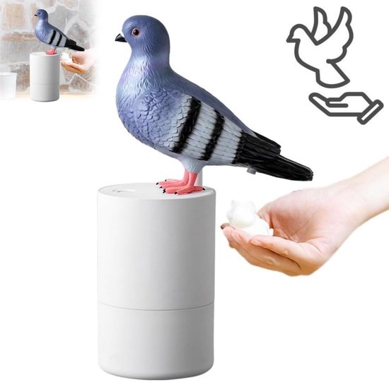 Dailygoods – Automatischer Seifenspender – Kontaktlos – Schaumspender – Küche/bad – Abs-kunststoff – Niedliche Vogelform