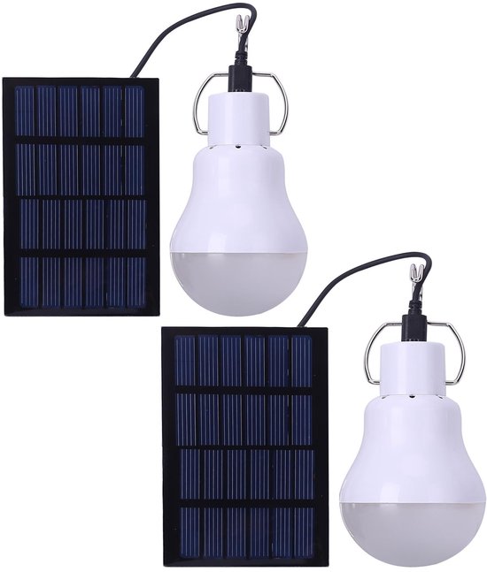 Allecto – Solarlampe – Wiederaufladbar – Tragbar – Led-beleuchtung – Campinglampe – Notlicht Für Zuhause Und Outdoor