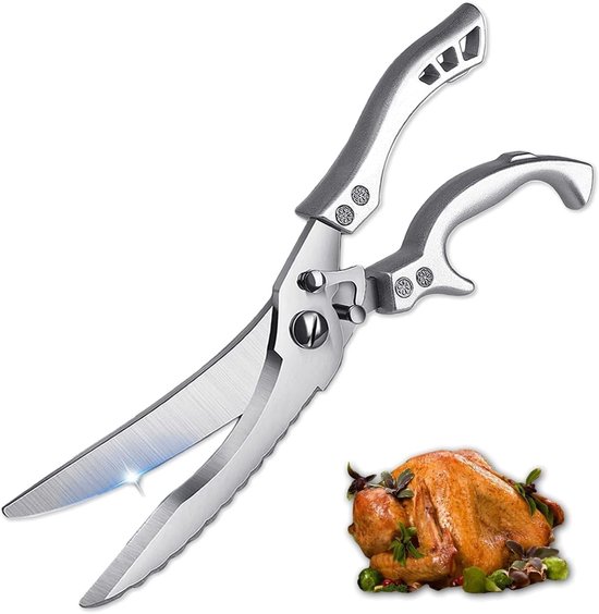 Professionelle Küchenschere Für Geflügel Und Fleisch – Edelstahl – Sicherheitsverriegelung