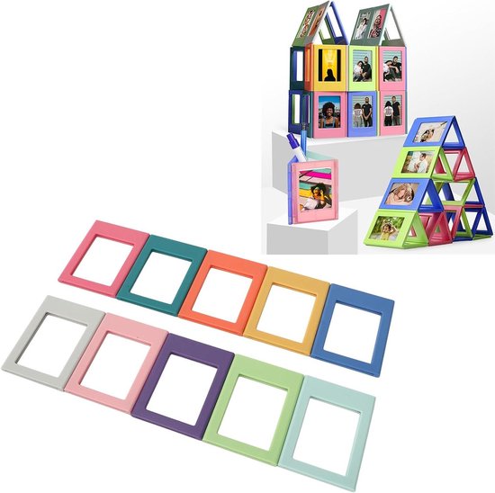 Allecto Plus – Magnetische Bilderrahmen Für Kühlschrank, Spind, Büro – 10er-set