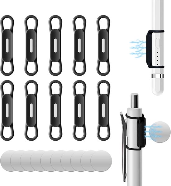 Stiftschlaufe 10 Stück Stifthalter Silikon Stiftorganizer Stifthalterclips Stifthalter Für Den Schreibtisch Notizhilfe Schreibtisch-organizer Für 4,4