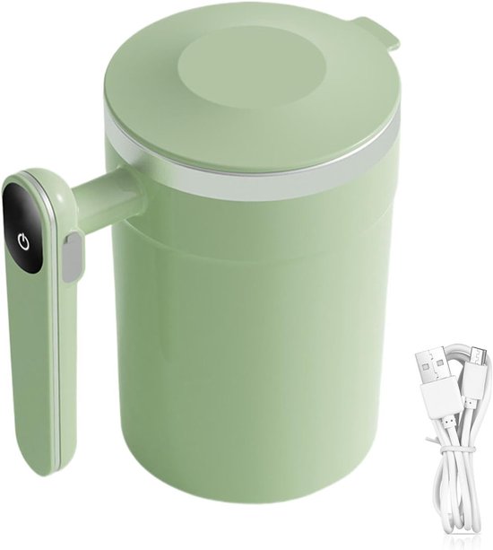 Tragbarer Elektrischer Rührbecher 400 Ml – Magnetisch, Für Zuhause, Fitnessstudio, Camping
