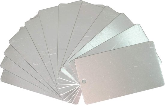 Set Mit 100 Aluminium-etiketten Für Pflanzen Und Bäume