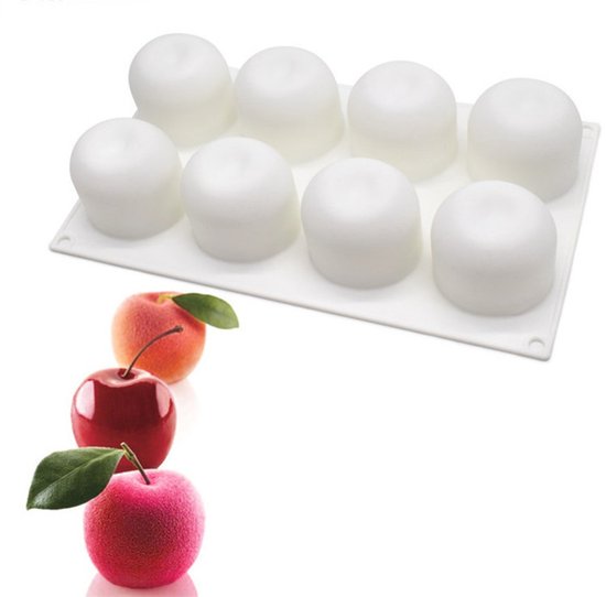 Silikon-backform. Geeignet Für Äpfel, Mousse, Obsttörtchen Und Schokolade.