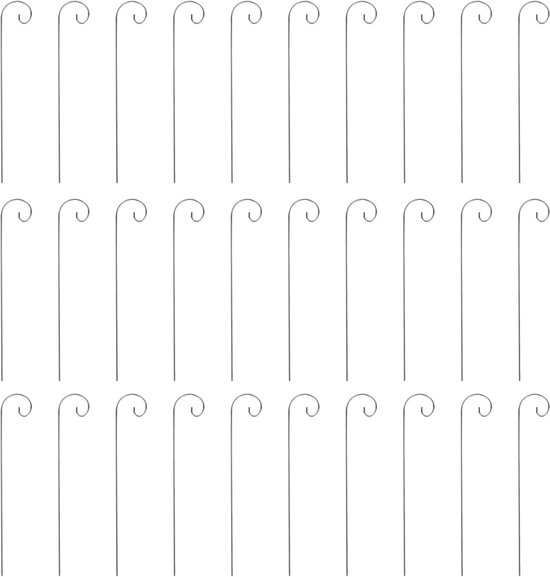 30 Pflanzenetikettenhaken, 20 Cm, Edelstahlhaken Für Gartenpflanzen, Geeignet Für Blumen, Töpfe Und Topfpflanzen