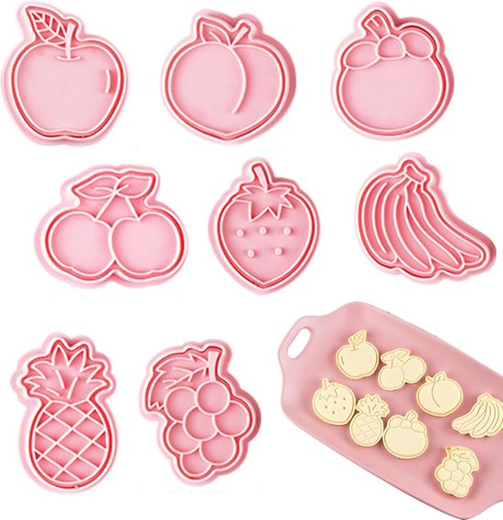 2-teiliges Ausstechformen-set, Frucht-ausstechformen, Ausstechformen Aus Kunststoff, Bananen-ausstechform, Ausstechformen-set Für Partys