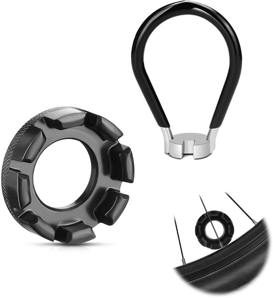 Dailygoods – Speichenmuttern-set – 2-teilig – Fahrradwerkzeug – Speichenwerkzeug – Stahlkonstruktion – Robust Und Langlebig