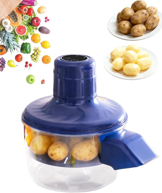 Gemüseschäler - Elektrischer Schäler - 3-in-1 Schäler - Usb-wiederaufladbar - Mini-obst- Und Gemüseschäler Für Alle Arten Von Obst Und Gemüse.