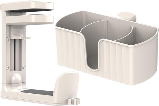 Zum Befestigen Am Getränkehalter – Schreibtisch-organizer – Sorgt Für Ordnung – 360°-drehung – 3 X 4 Cm – Mehrfarbig