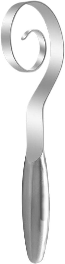 Dänischer Teigrührer – Handgerät Zum Teigkneten – Edelstahl – 22 Cm – Mehrfarbig