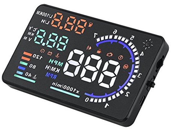 Multifunktionales Head-up-display Mit Obd2 Und Euobd