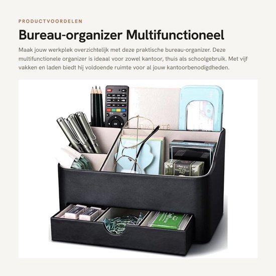 Dailygoods – Robuster Schreibtisch-organizer – Schreibtisch-organizer Mit Schubladen