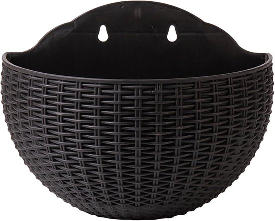 Wandpflanzgefäß – Wandblumentopf – Pflanzendekoration – Wasserteiler Am Boden – 10 X 21 X 10 Cm