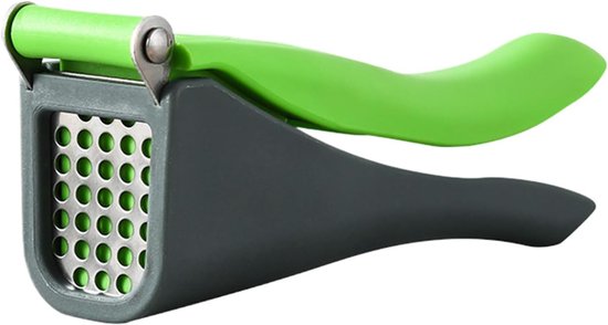 Knoblauchpresse Mit Gemüseschneider – Küchenhelfer – Zubereitung Von Mahlzeiten – Rutschfester Komfortgriff – 18 X 8 X 6 Cm – Mehrfarbig