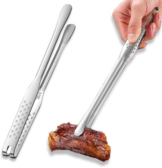 Küchenzange Aus Edelstahl – 23,6 Cm – Vielseitige Zange Zum Kochen Und Servieren