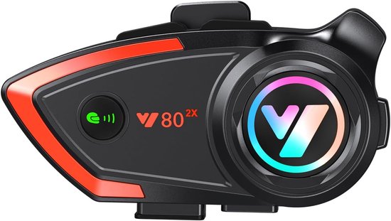 Motorrad-intercom-helm-bluetooth-headset, Kompatibel Mit Einer Vielzahl Von Helmen