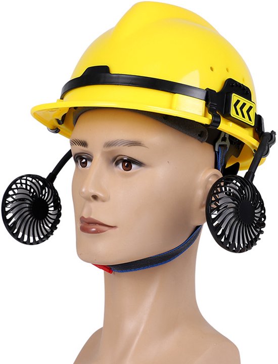 Schutzhelm – Ergonomisch, Mit 2 Wiederaufladbaren Lüftern, Für Arbeit, Renovierung, Industrie, Outdoor-aktivitäten, Baumschnitt