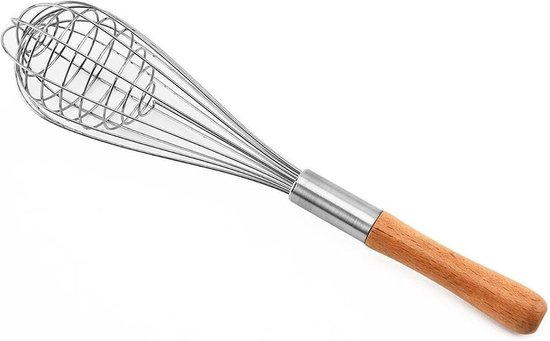 Schneebesen Aus Edelstahl Zum Mischen, Schlagen Und Verquirlen Von Eiern – Ein Unverzichtbares Küchenutensil.