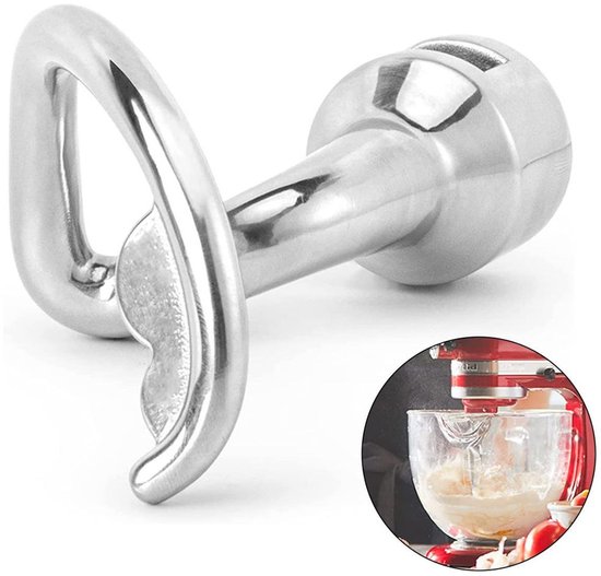 Knethaken, Geeignet Für Kitchenaid Küchenmaschinen Mit Kippmechanismus Von 4,5 Bis 5 Litern, Spülmaschinenfest.