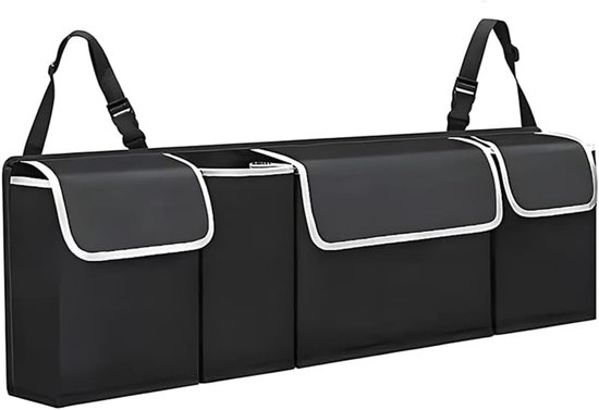Kofferraum-organizer, Aufbewahrungstasche, Kofferraumtasche, Auto-organizer, Autotasche Mit Klettverschluss, Faltbar, Wasserabweisend