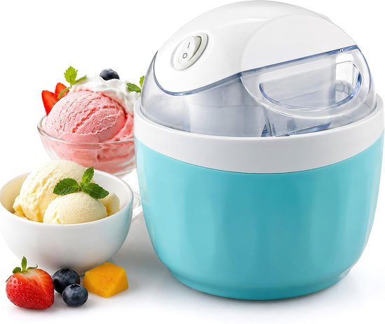 Elektrische Eismaschine Für Den Persönlichen Gebrauch Mit Easy-lock-deckel Ideal Für Selbstgemachtes Eis Frozen Yogurt Und Sorbet Kompaktes 500 500 Ml