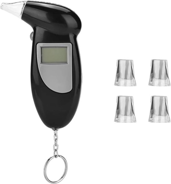 Elektronischer Alkoholtester Professioneller Digitaler Tester Mit Lcd-anzeige Tragbarer Digitaler Led-atemalkoholtester Für Den Heimgebrauch Mit 5