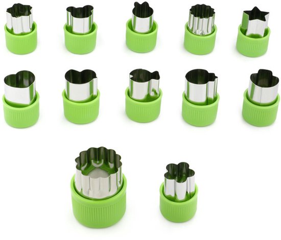 12 Mini-ausstechformen In Gemüseform Für Kinder