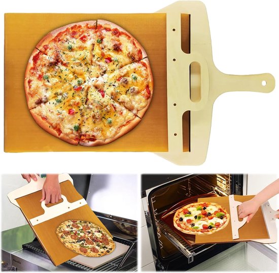 Pizzaschieber Mit Griff, 55 X 35 Cm, Aus Holz, Ideal Zum Einfachen Transportieren Von Pizza, Zum Backen Von Brot Und Für Pizza-zubehör.