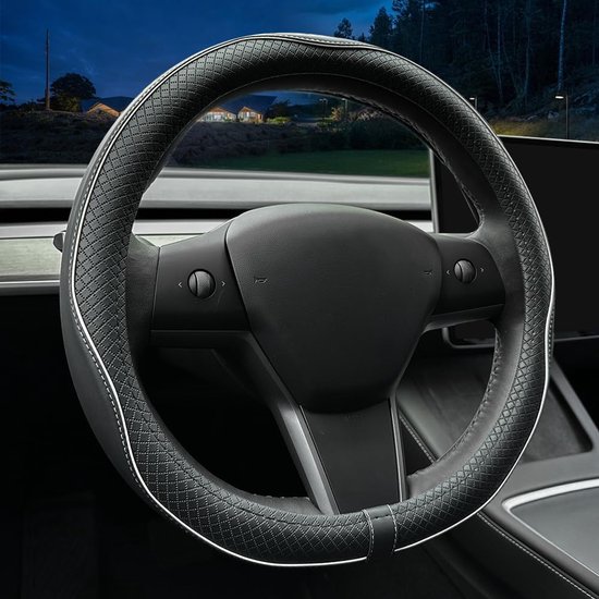 Geeignet Für Traditionelle Dünne Nappa-lederbezüge Für Tesla Model 3 Y Lenkradbezüge Rutschfestes Design Und Individuelle Gestaltung Des Mit
