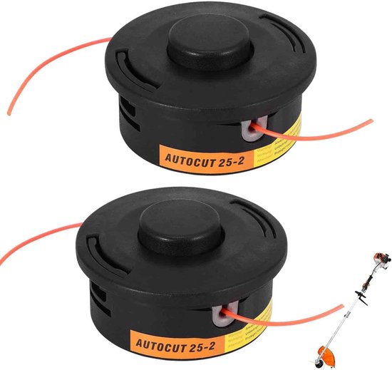 2 Autocut 25-2 Mähköpfe M10x1.0 – Für Stihl Fs44 Fs55 Fs80 Fs83 Fs85 Fs86 Fs88 Fs90 Fs110 Fs130