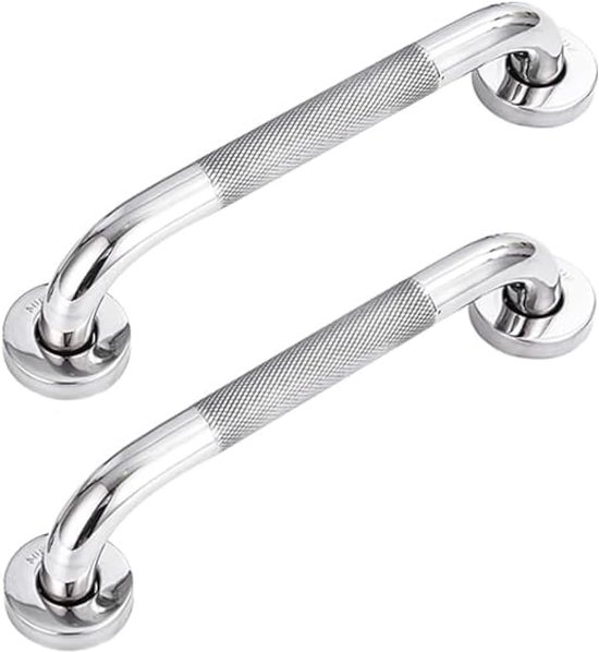 Set Mit 2 Haltegriffen Aus Edelstahl 304 Für Badezimmer – Rutschfester Griff Für Badewanne Und Toilette – Badezimmer-handlauf