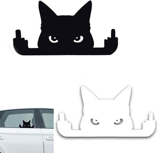 Allecto Plus - Lustiges Autoaufkleber-set, 2-teilig, Für Auto Und
