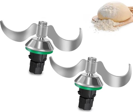 Zweiteiliges Knetmesserset Geeignet Für Thermomix Tm6 Tm5 Knetmesser Aus Edelstahl Keine Teigreste Hygienisch Und Schnell Und Einfach Zu Reinigen